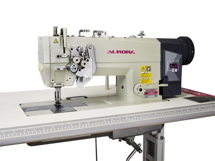 Двухигольная промышленная швейная машина Aurora A-845D-05 с прямым приводом
