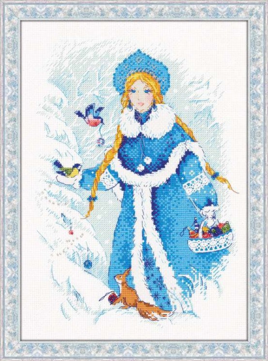 Набор для вышивания РИОЛИС арт.1415 Снегурочка 22х31см