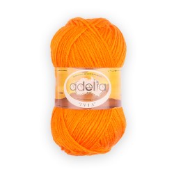 Пряжа ADELIA IVIA (100% акрил) 4х62,5г/150м цв.145 св.оранжевый