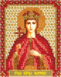 Набор для вышивания PANNA арт. CM-1433 Икона Святой Великомученицы Екатерины 8,5х11 см