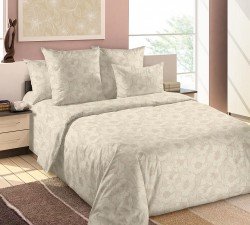 Ткань Перкаль 125 г/м 100% хлопок шир.220 см арт.D.661311П252 цв.песочный рул.33м (±5м)