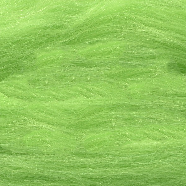 Шерсть для валяния КАМТ "Лента для валяния" (шерсть п/т 100%) 1х50г/2,1м цв.045 зеленое яблоко