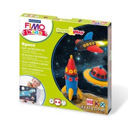 FIMO kids form&play "Космос", состоящий из 4-ти блоков по 42г, уровень сложности 2, арт.8034 09 LZ