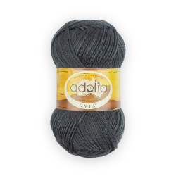 Пряжа ADELIA IVIA (100% акрил) 4х62,5г/150м цв.153 т.т.серый