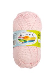Пряжа ALPINA BABY SUPER SOFT (50% хлопок, 50% бамбук) 10х50г/150м цв.05 бл.розовый