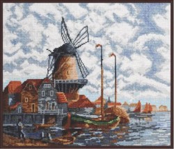 Набор для вышивания ПАЛИТРА арт.07.018 Голландский пейзаж 28х24см