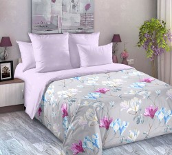 Ткань Перкаль 125 г/м 100% хлопок шир.220 см арт.D.661321П252 цв.серый рул.33м (±5м)