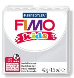 FIMO kids полимерная глина для детей, уп. 42г цв.св.серый, арт.8030-80