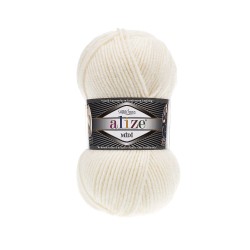 Пряжа для вязания Ализе Superlana midi (25% шерсть, 75% акрил) 5х100г/170м цв.062 молочный