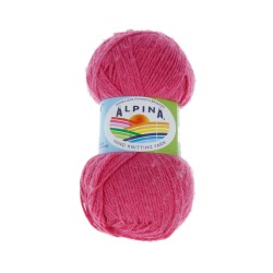 Пряжа ALPINA PAULA (60% мериносовая шерсть, 20% натуральный шелк, 20% нейлон) 3х50г/175м цв.21 яр.розовый