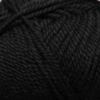 Пряжа для вязания ПЕХ "Мериносовая" (50% шерсть, 50% акрил) 10х100г/200м цв.002 черный