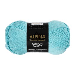 Пряжа ALPINA COTTON PALLETE (50% хлопок, 50% акрил) 10х50г/205м цв.18 голубой