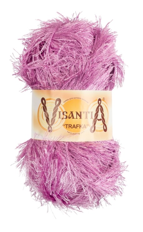 Пряжа VISANTIA TRAFKA (100% полиэстер) 5х100г/150 м цв.0012 т.розовый