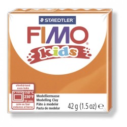 FIMO kids полимерная глина для детей, уп. 42г цв.оранжевый, арт.8030-4