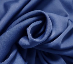 Ткань шелк Армани 89 г/м2 97% полиэстер, 3% спандекс шир.148 см арт.Р.11291.22 цв.22 синий уп.25м