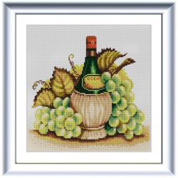 Рисунок на ткани (Бисер) КОНЁК арт. 1323 Молодое вино 25х25 см