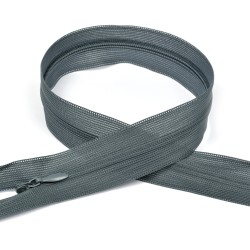 Молния MaxZipper пласт. потайная №3 50см н/р цв.F321 т.серый