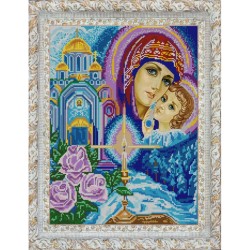 Рисунок на ткани (Бисер) КОНЁК арт. 9733 Богородица 29х39 см