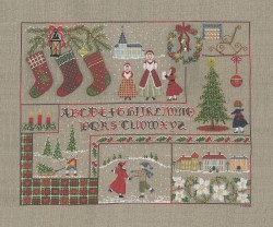 Набор для вышивания Le Bonheur des Dames арт.2683 Abecedaire NoeL (Рождественская азбука) 42,5х33,5 см