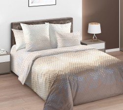 Ткань Перкаль 110 г/м 100% хлопок шир.235 см арт.D.661391П255 цв.коричневый рул.33м (±5м)