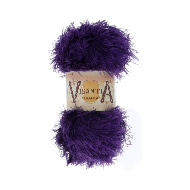 Пряжа VISANTIA TRAFKA (100% полиэстер) 5х100г/150 м цв.0109 т.пурпурный