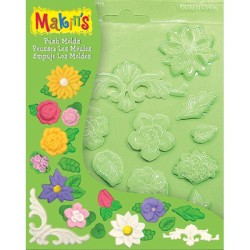 Makins Формочки для литья "Цветы и листья", арт. 39005