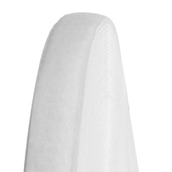 Лента "липучка" TBY пришивная кач.С шир.25мм цв.F101 белый уп.25м (мягкая часть, петля)