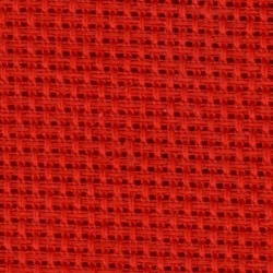 Канва средняя №563 (465) (10смх55кл) (100%Хл) шир.150 см цв.красный