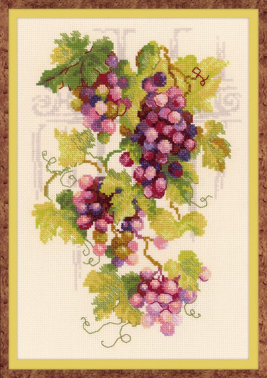 Набор для вышивания РИОЛИС арт.1455 Виноградная лоза 21х30 см