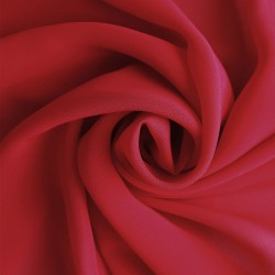 Ткань Шифон 80 г/м 100% полиэстер шир.150 см арт.Р.14959.22 цв.22 красный уп.25м