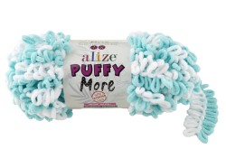 Пряжа для вязания Ализе Puffy More (100% микрополиэстер) 2х150г/11,5м цв.6269