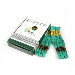 Нитки мулине цв.4103 св.бирюзовый 24х8м С-Пб