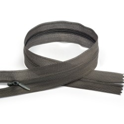 Молния MaxZipper пласт. потайная №3 50см н/р цв.S301 т.серый