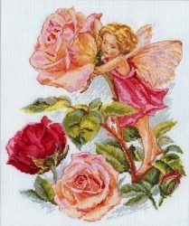 Набор для вышивания АЛИСА арт.2-07 Фея розового сада 27х33 см упак (1 шт)