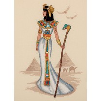 Набор для вышивания PANNA Золотая серия арт. NM-7213 Женщины мира. Египет 23х32 см
