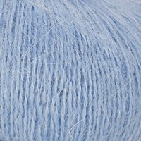 Пряжа для вязания КАМТ "Мохер Голд" (60% мохер, 20% хлопок, 20% акрил) 10х50г/250м цв.015 голубой