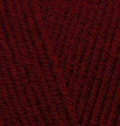 Пряжа для вязания Ализе LanaGold (49% шерсть/ 51% акрил) 5х100г/240м цв.538 т.красный упак (1 упак)