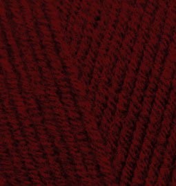 Пряжа для вязания Ализе LanaGold (49% шерсть/ 51% акрил) 5х100г/240м цв.538 т.красный упак (1 упак)