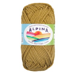Пряжа ALPINA GARRY (100% мерсеризованный хлопок) 10х50г/50 м цв.10 оникс (оливковый)