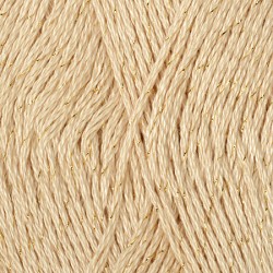 Пряжа для вязания ПЕХ "Блестящее лето" (95% мерсеризованный хлопок 5% метанит) 5х100г/380м цв.442 натуральный