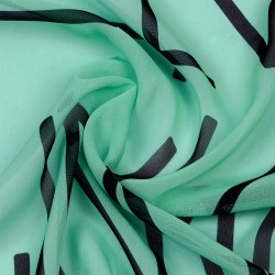 Ткань Шифон-шелк 50 г/м 100% пэ шир.150 см арт.T.0316.06 цв.зеленый рул.35м