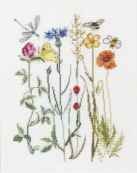 Набор для вышивания THEA GOUVERNEUR арт.577 Полевые цветы 20х26 см