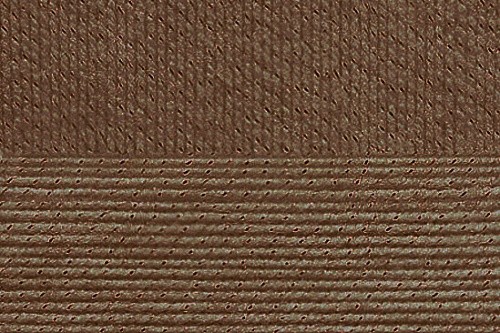 Пряжа для вязания ПЕХ "Блестящее лето" (95% мерсеризованный хлопок 5% метанит) 5х100г/380м цв.377 кофейный