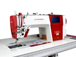 Прямострочная промышленная швейная машина с игольным продвижением Aurora A-6 (Дизайнерские строчки)