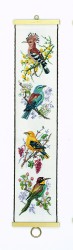 Набор для вышивания EVA ROSENSTAND арт.13-020 Птицы 4 сюжета 14х65 см