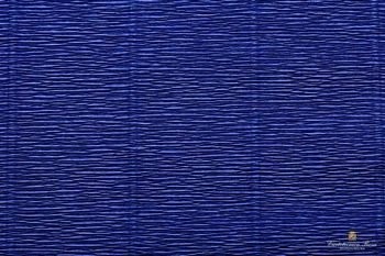 Бумага гофрированная Италия 50см х 2,5м 180г/м цв.555 т.синий
