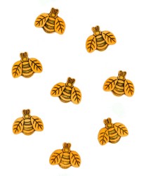 Набор пуговиц JESSE JAMES арт.0735 Большие пчелы упак (1 упак)