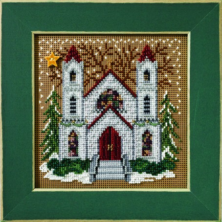 Набор для вышивания MILL HILL Свято-Николаевский собор 12,7х12,7 см