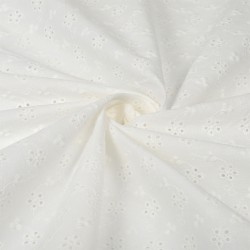 Ткань шитье TBY-916-01 100г/м 100% хлопок шир.150 (138)см цв.белый рул.14,62м