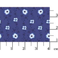 Ткань для пэчворка PEPPY Лазурное Чудо 110 г/м 100% хлопок цв.ЛЧ-15 синий уп.50х55 см
